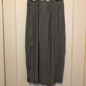 🌺Blue and White Star Long skirt